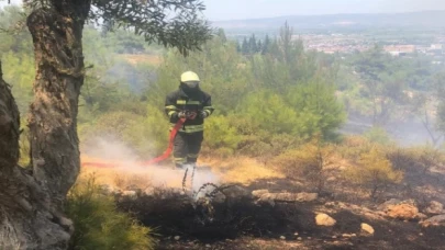 Manisa’da korkutan yangınlara Büyükşehir’den anında müdahale