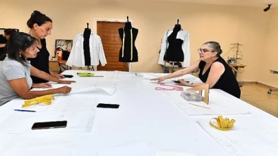 Mor Makas Dikiş Kursu başladı  Kadınlar öğrenerek özgürleşecek