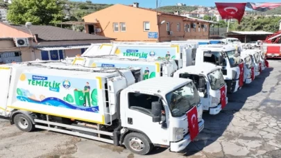 Mudanya’da temizlik filosu yeni araçlarla güçlendi