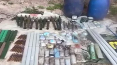 Pençe Kilit’teki sığınakta çok sayıda mühimmat ele geçirildi