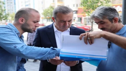 Sivas’ta Eski Sanayi’de tapular veriliyor