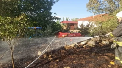 Tankerler ile yangınların büyümesi önlendi