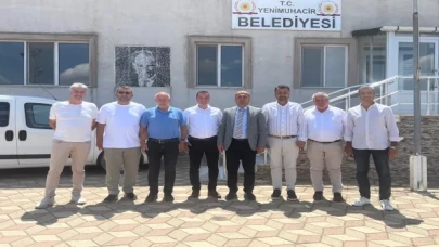 Yenimuhacır Belediyesi’ne ziyaretler