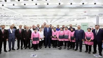 Bitlis’teki 'Kiler İplik Fabrikası’nı Cumhurbaşkanı Erdoğan’ın Açtı