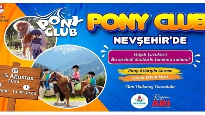Çocuklar Kayaşehir’de 'Pony’ Atlarına Binecek