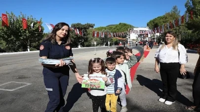 Büyükşehir Belediyesi İtfaiyesi’nden Miniklere Yangın Eğitimi