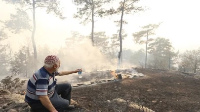 Büyükşehir Orman Yangınları Sonrası Üreticinin Yanında