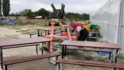 Deprem bölgesine Osmangazi eli