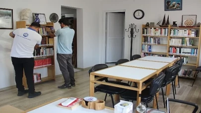 Şadan Gökovalı Kütüphanesi Açıldı