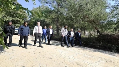 Süle Mahallesi’nde Parke Taş Ve Arazi Yolu Çalışması Tamamlandı