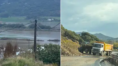 Gökçeada’da sağanak etkili oldu: Ev ve iş yerlerini su bastı, 5 bölgede heyelan meydana geldi