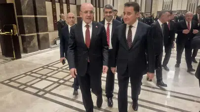 Ali Babacan ve Mehmet Şimşek, 29 Ekim resepsiyonunda yan yana görüntülendi