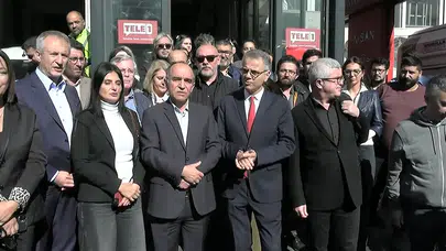 Kayyum atanan TELE 1'in çalışanları "Penguen medyası olmayacağız!" diyerek istifa etti