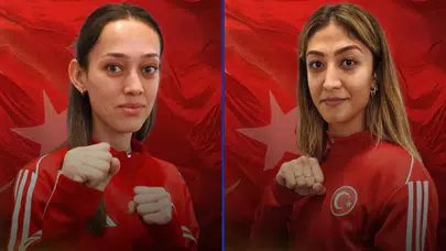 Türk tekvandocular Emine Göğebakan ve Nafia Kuş Aydın dünya şampiyonu oldu