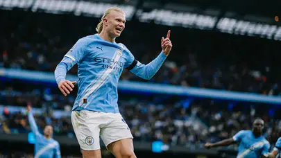 Norveçli yıldız Erling Haaland Premier Lig'de ayın oyuncusu seçildi
