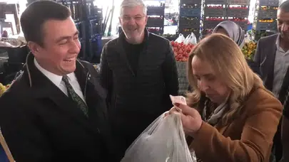 Pazar yerinde tartışma: Osman Gökçek’ten Semra Dinçer’e “baklava kutusu” göndermesi