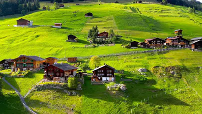 Heidi’nin masalsı köyü Gimmelwald: İsviçre Alpleri’nde gerçek bir cennet