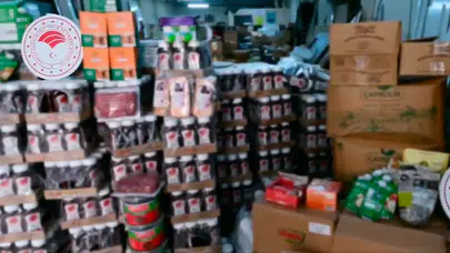 Son kullanma tarihi geçmiş 30 ton gıda ürünü ele geçirildi!