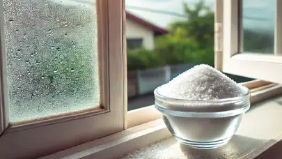Pencere kenarına tuz koyun, kışın sorunlarını bitirin