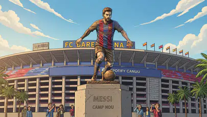 Barcelona, Camp Nou’nun önüne Lionel Messi heykeli dikecek