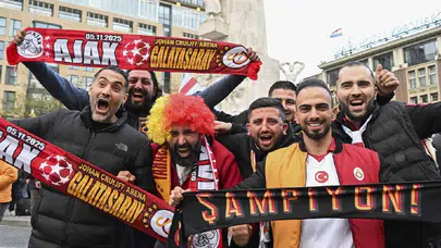 Ajax maçı öncesi 8 Galatasaray taraftarı Amsterdam’da gözaltına alındı