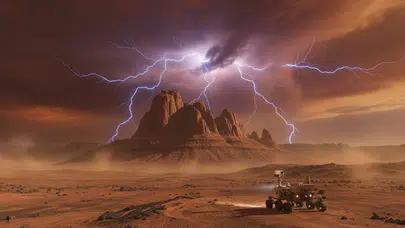 NASA Perseverance ile Mars’ta ilk yıldırım sesi tespit edildi