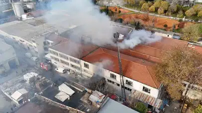 Bakırköy'de tekstil fabrikasında yangın