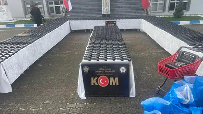 Binlerce silah parçası yüklü yolcu otobüsü İstanbul’a giderken yakalandı