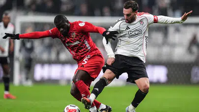 Beşiktaş ile Gaziantep FK 2-2 berabere kaldı