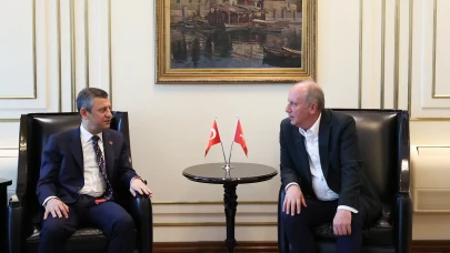 Memleket Partisi Genel Başkanı İnce, İmamoğlu'na destek amacıyla İBB'ye ziyarette bulundu