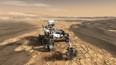 NASA, Mars'ta daha önce keşfedilmeyen ilginç bir kaya yapısı buldu