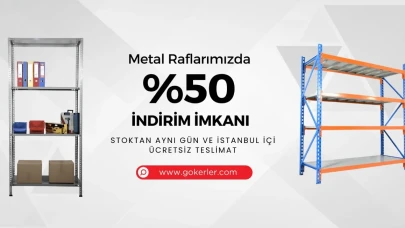 Metal Raflı Dolap ve Metal Dolap Modelleri - Gokerler.com