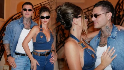 Mauro Icardi ve China Suarez'den renkli pozlar: "80'ler doğum günü partisi"