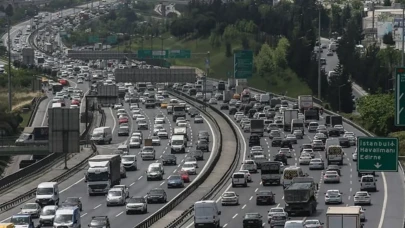 İstanbul trafiğinde bayram yoğunluğu