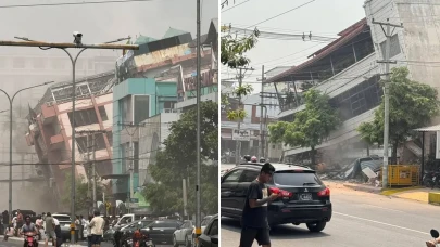 Myanmar'da 7.7 büyüklüğünde deprem meydana geldi