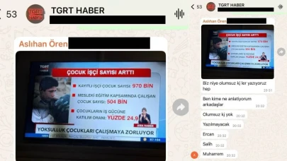 TGRT'de çocuk işçi haberi krizi: Patron eşi habere müdahale ederek çalışanları azarladı