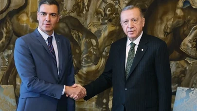 Cumhurbaşkanı Erdoğan, İspanya Başbakanı Sanchez’i Dolmabahçe’de ağırladı