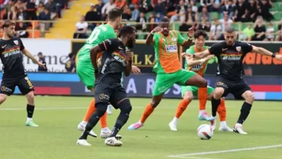 Alanya'da puanlar paylaşıldı: Alanyaspor 1-1 Kayserispor