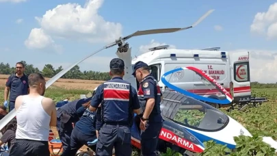 Adana'da jandarma cayrokopteri düştü: 2 yaralı!