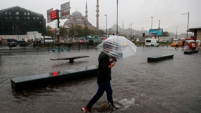 AKOM, İstanbul için sağanak yağış uyarısı yaptı!