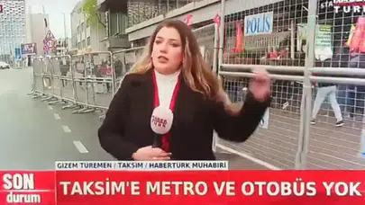 Habertürk muhabiri Gizem Türemen'den tepki çeken 1 Mayıs sözleri: Gönüllerince kutluyorlar