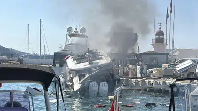 Bodrum’da teknede yakıt ikmali sırasında patlama: 3 kişi yaralandı