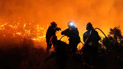 Sakız Adası'ndaki yangın günler sonra kontrol altına alındı