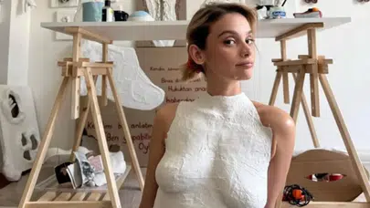 Göğüslerinin kalıbını çıkartan Serra Pirinç'ten eleştirilere yanıt geldi