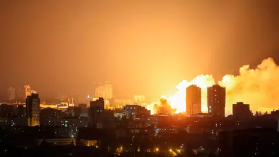 Rusya Kiev'e İHA saldırısı düzenledi: 4 ölü, 20 yaralı