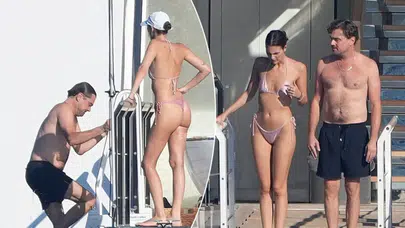 Leonardo DiCaprio yeni sevgilisiyle St. Tropez'de görüntülendi: Zayıf hali dikkat çekti