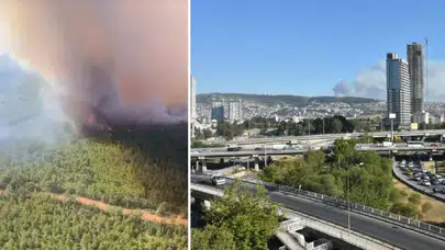 İzmir Buca’da orman yangını: Ekipler müdahale ediyor