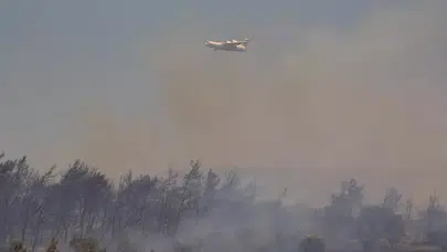 Girit Adası'nda orman yangını yerleşim yerlerine sıçradı: 5 kişi yaralandı