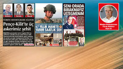 Medya Ombudsmanı Köşesi: Üsteğmenin görüntüsü üç yıl önceydi