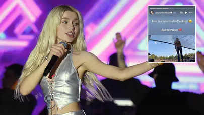 Aleyna Tilki Tomorrowland’de sahne aldı: “Anne ben Tomorrowland’e çıktım!”